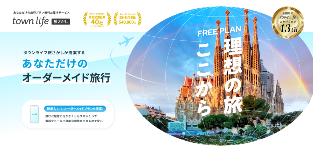タウンライフの旅さがし